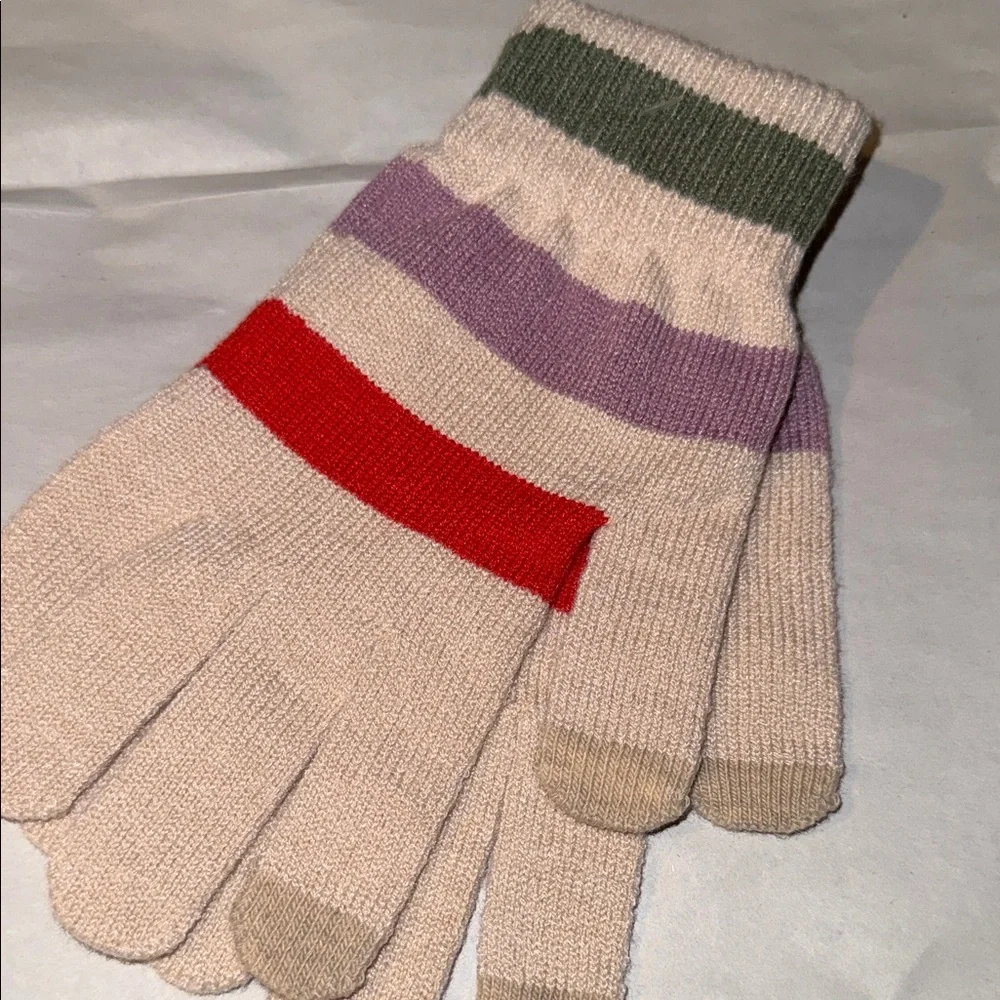 🧡15 for $20🧡 Old Navy Multicolor Striped Knit Gloves